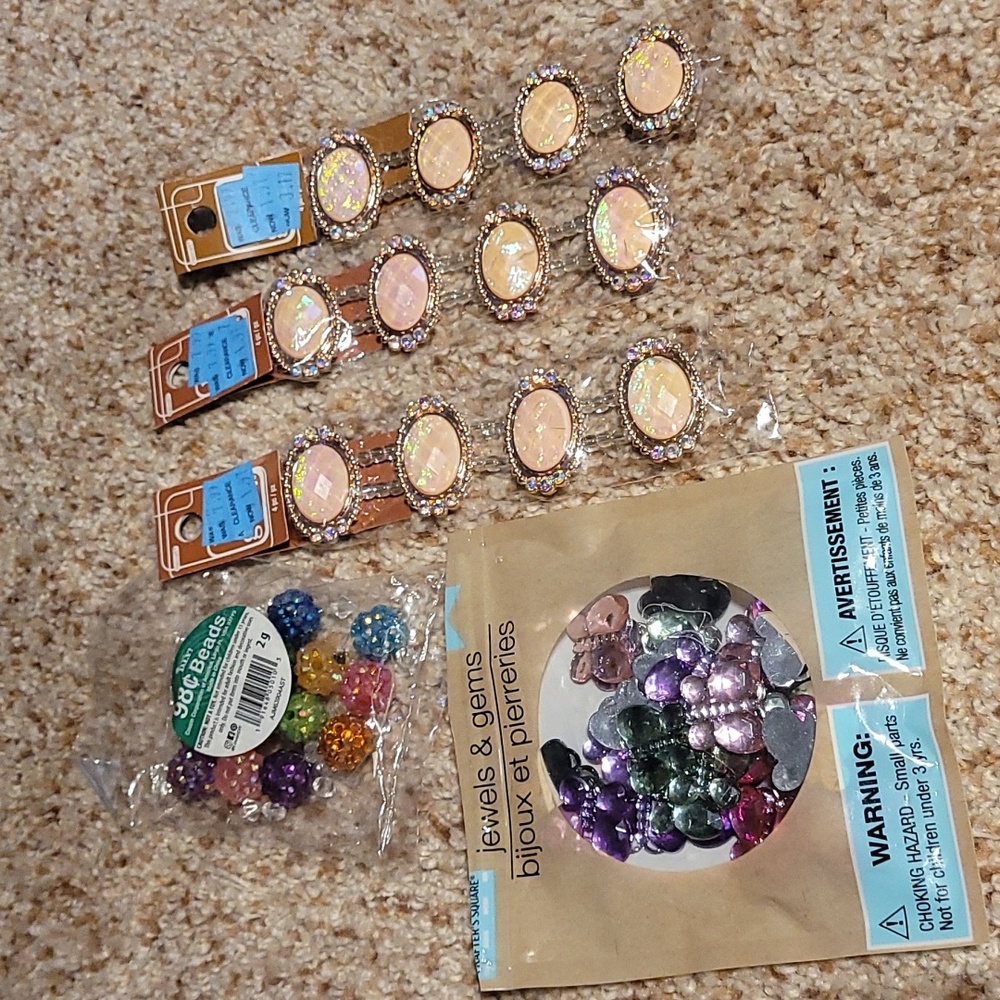 FREE Lot of DIY jewelry making/ craft supplies
